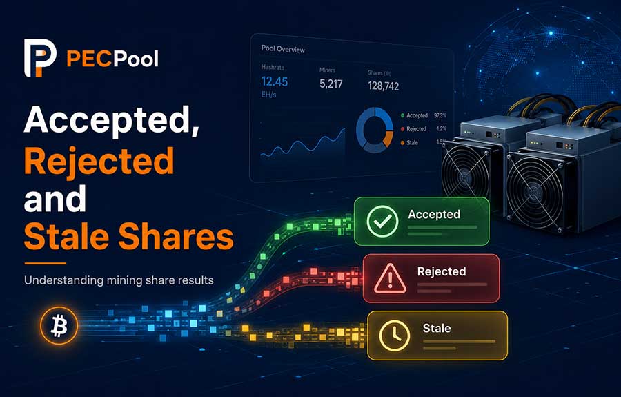 What Are Accepted, Rejected and Stale Shares?