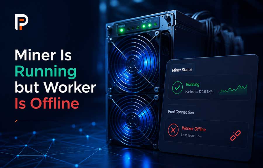 Miner Is Running but Worker Is Offline
